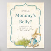 Spiel Peter das Kaninchen Wie groß ist Mami Bauch Poster (Vorne)