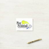 Spiel Pickleball sein gutes für Ihr Soul Post-it Klebezettel (Auf Schreibtisch)