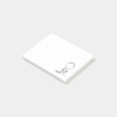 Spiel Post-it Klebezettel (angewinkelt)