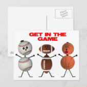 Spiel Postkarte (Vorne/Hinten)