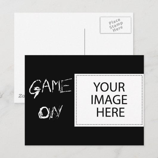 Spiel Postkarte (Vorne/Hinten)