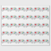 Spiel-Prüfer Geschenkpapier (Flach)