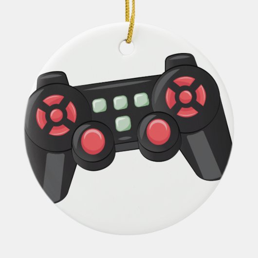 Spiel-Prüfer Keramik Ornament (Vorne)