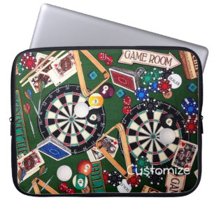 Spiel-Raum schießt Billard-Karten-Laptop-Hülse Laptopschutzhülle