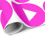 Spiel - rosa Ikone Geschenkpapier (Rolleneckpunkt)