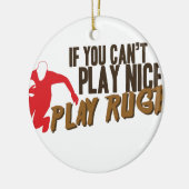 Spiel-Rugby Keramikornament (Links)