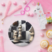Spiel-Schach-Art Pappteller (Party)