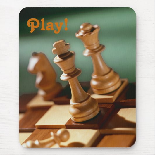 Spiel! Schach Mousepad (Vorne)