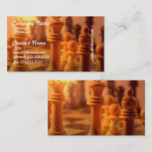 Spiel-Schach-Visitenkarten Visitenkarte (Vorne/Hinten)