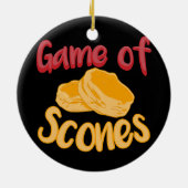 Spiel Scones Scone Baker Tea Frische Bäckerei Keramik Ornament (Hinten)