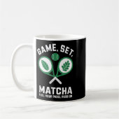 Spiel, Set, Matcha Design - Padel Enthusiast Motiv Kaffeetasse (Links)