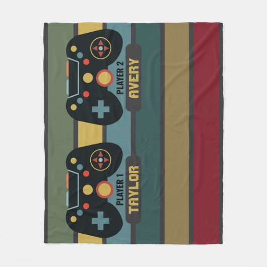 Spiel Spieler Fleece Blanket (Vorderseite)