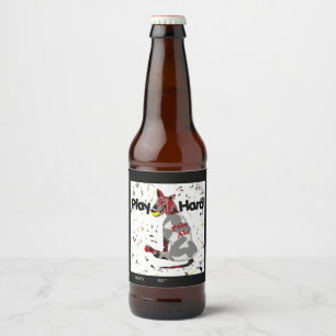 Spiel stark, Name und Art Bierflaschenetikett