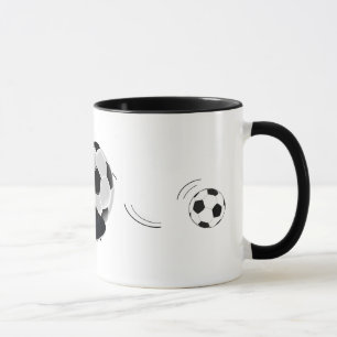 Spiel-Team-Zug trägt Ball-Spaß-Fußball zur Schau Tasse