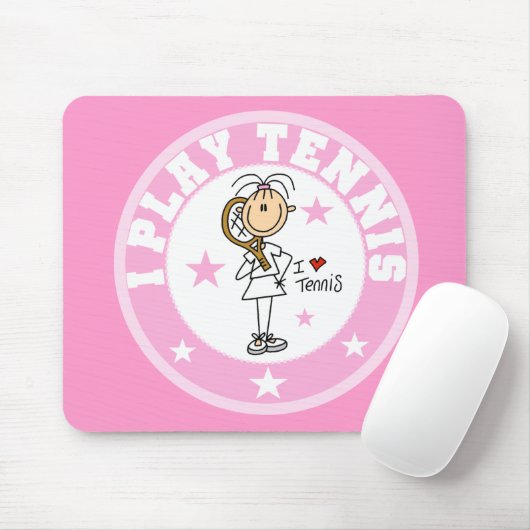 Spiel-Tennis Mousepad des Mädchen-I (Mit Mouse)