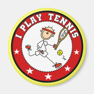 Spiel-Tennis-T-Shirts und Geschenke I der Männer Magnet