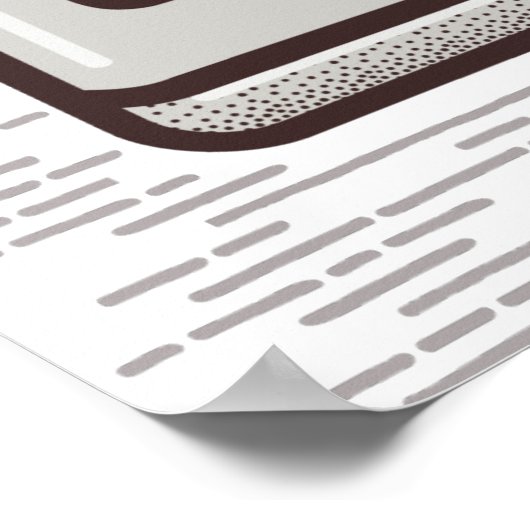 Spiel über alten PC Poster (Ecke)