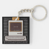 Spiel über alten PC Schlüsselanhänger (Rückseite)