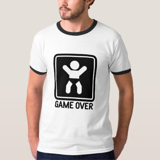 Spiel über Baby T-Shirt (Vorderseite)
