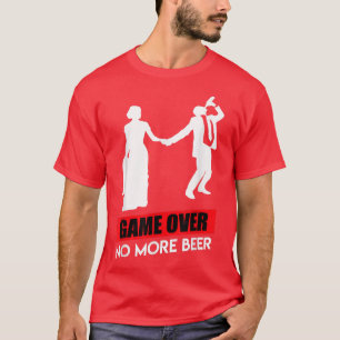 Spiel über Bachelor-Party-Hochzeit T-Shirt