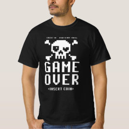 Spiel über Beilage für Highscore Retro Gamer T-Shirt