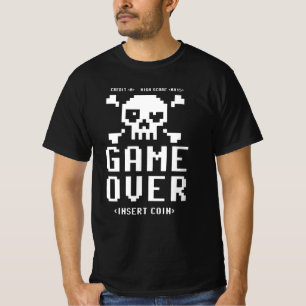 Spiel über Beilage für Highscore Retro Gamer T-Shirt
