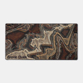 Spiel über Custom Unique Moderne Abstrakt Gamer Schreibtischunterlage (Vorderseite)