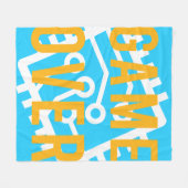 Spiel über den digitalen Kreis Fleecedecke (Vorderseite (Horizontal))