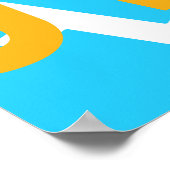 Spiel über den digitalen Kreis Poster (Ecke)