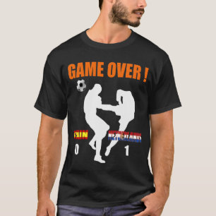 Spiel über den Niederlanden 1 Spanien 0 T-Shirt