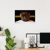 Spiel über den Santan-Dave Poster (Heimbüro)