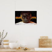 Spiel über den Santan-Dave Poster (Küche)