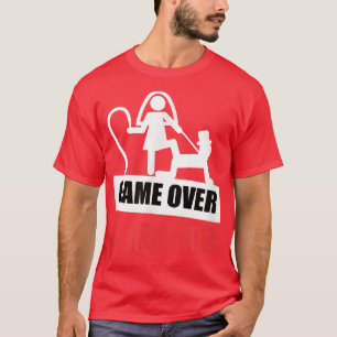 Spiel über den Verheirateten Heiratsraum für Party T-Shirt