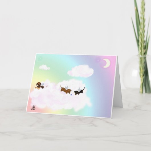 Spiel über der Regenbogenbrücke Karte (Vorderseite)