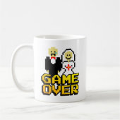 Spiel über die Ehe (8-Bit) Kaffeetasse (Links)