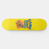 Spiel über Dinosaur-Apokalypse Pixel Art Skateboard (Horizontal)