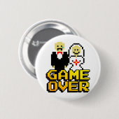 Spiel über Ehe (8-Bit) Button (Vorne & Hinten)