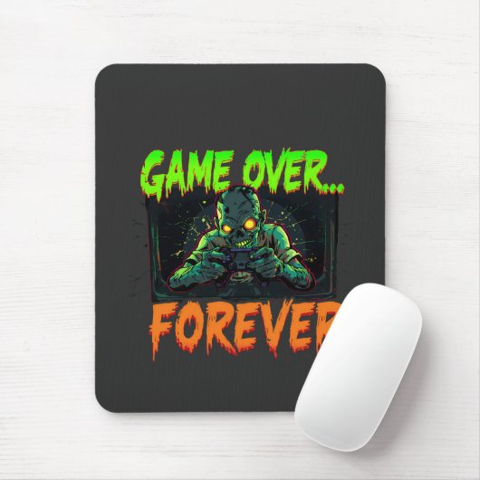 Spiel über ewig Zombie Gamer Mousepad (Mit Mouse)