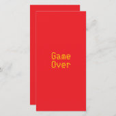 Spiel über feiertagskarte (Vorne/Hinten)