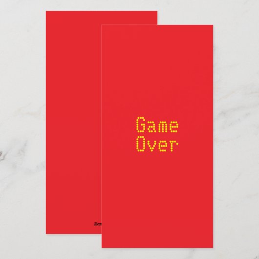 Spiel über feiertagskarte (Vorne/Hinten)