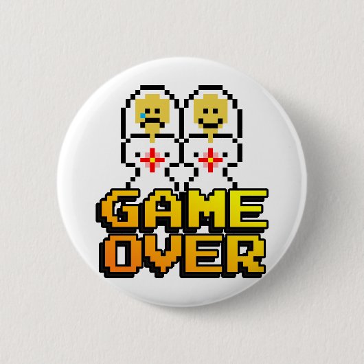 Spiel über Heirat (Lesbe, 8-Bit) Button (Vorderseite)