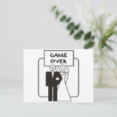 Spiel über Heirat Postkarte (Stehend Vorderseite)