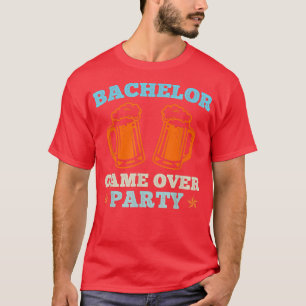 Spiel über Hochzeitsfeier Bachelor Party T-Shirt