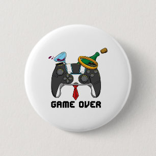 Spiel über Hochzeitsfeier Button