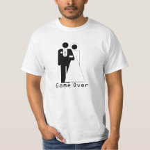 Spiel über Hochzeitsszenario-Shirt