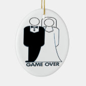 Spiel über Ihrer verheirateten Keramik Ornament (Rechts)