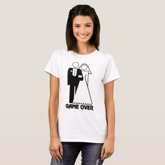 Spiel über Junggeselinnen-Abschied T - Shirt (Vorne ganz)