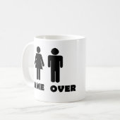 Spiel über kaffeetasse (Vorderseite Links)