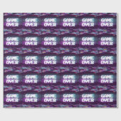 Spiel über Konzept, glitzernde Wirkung. Geschenkpapier (Flach)