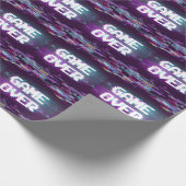 Spiel über Konzept, glitzernde Wirkung. Geschenkpapier (Ecke)
